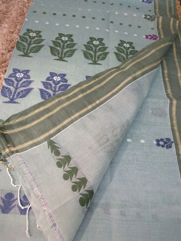 Pure Bengal Cotton  - Jungle Mist