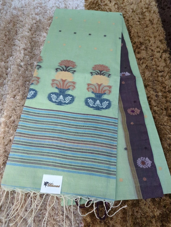 Pure Bengal Cotton  - Snowy Mint