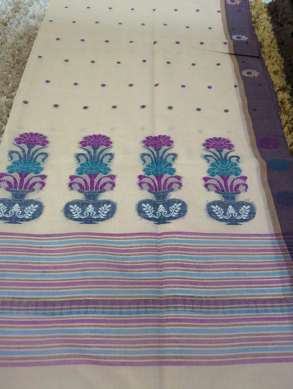 Pure Bengal Cotton  - Baja White