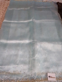 Pure Tissue Hand Work  - sky blue
