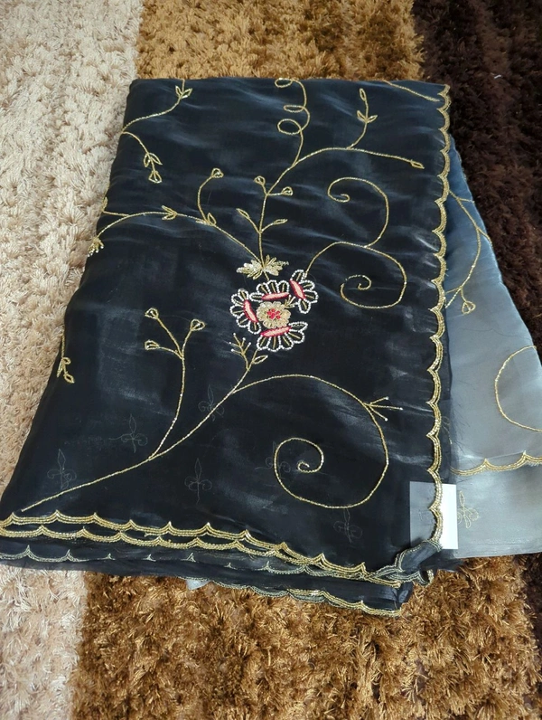 Georgette Organza - Black