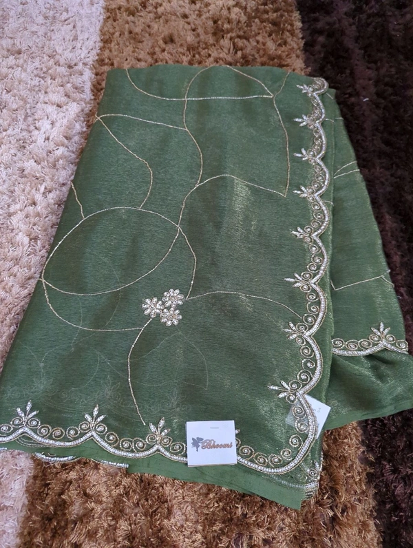 Designer Hand Work  - Green