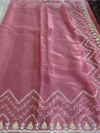 Designer Hand Work  - Solid Pink