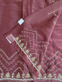Designer Hand Work  - Solid Pink