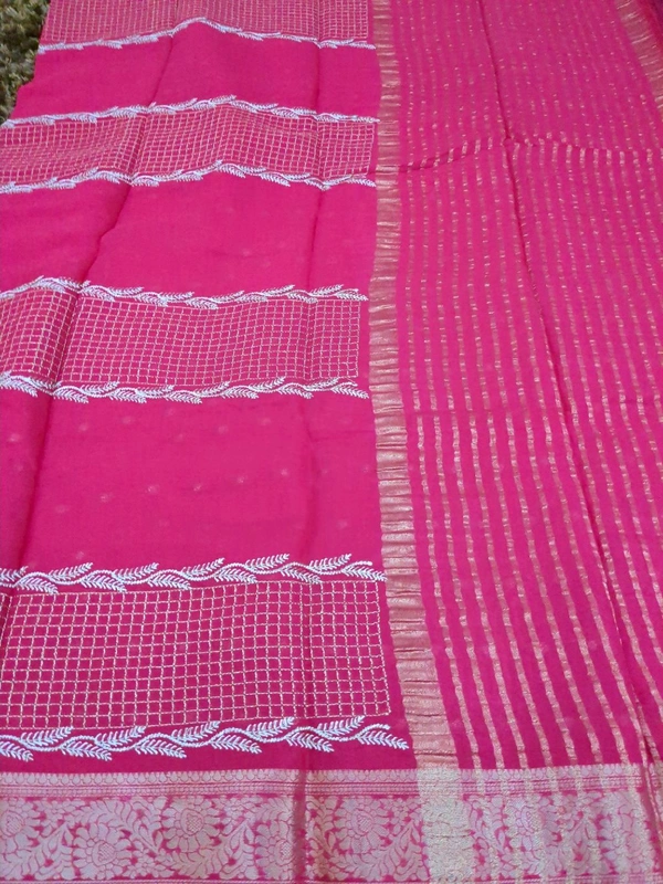 Pure Chinnon With 2ari Check S - pink