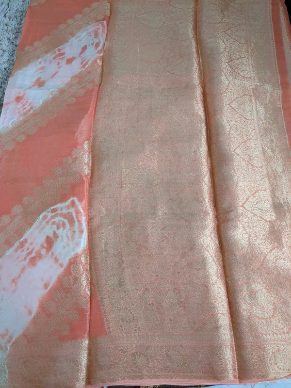 Pure Chinnon Shibori - Peach Orange