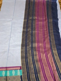Pure Dola Kanchiborder - Periwinkle