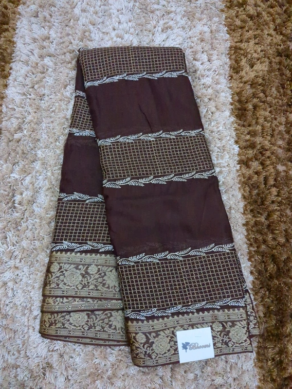 Pure Chinnon With 2ari Check S - Morocco Brown