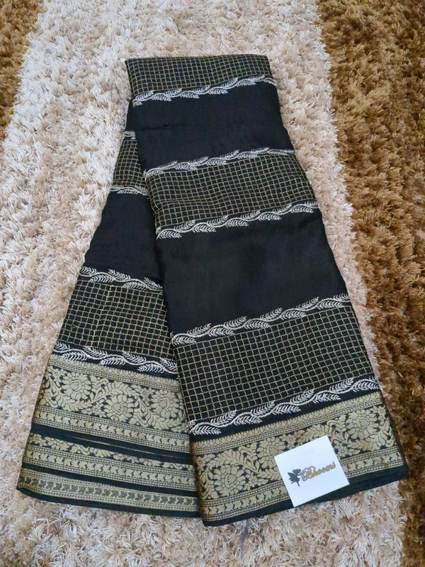 Pure Chinnon With 2ari Check S - Black