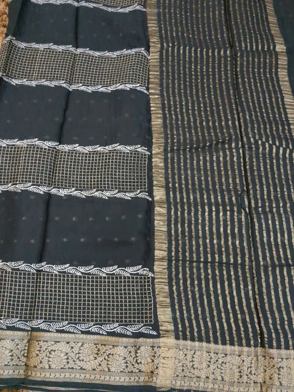 Pure Chinnon With 2ari Check S - Black