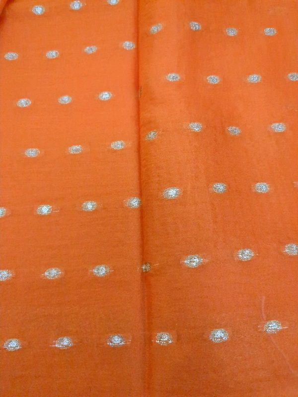 Pure Chinnon With 2ari Check S - Flush Orange