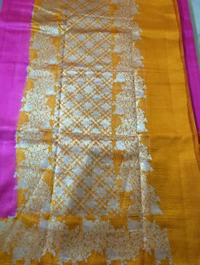 Pure Handloom Raw Mango Pattu Designers  - pink