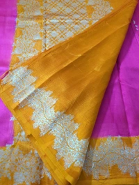 Pure Handloom Raw Mango Pattu Designers  - pink