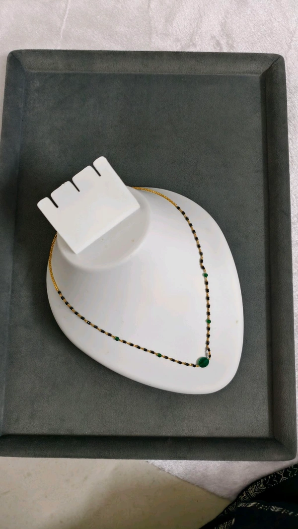 Black Diamonds With Real Ruby And Manulu - Green