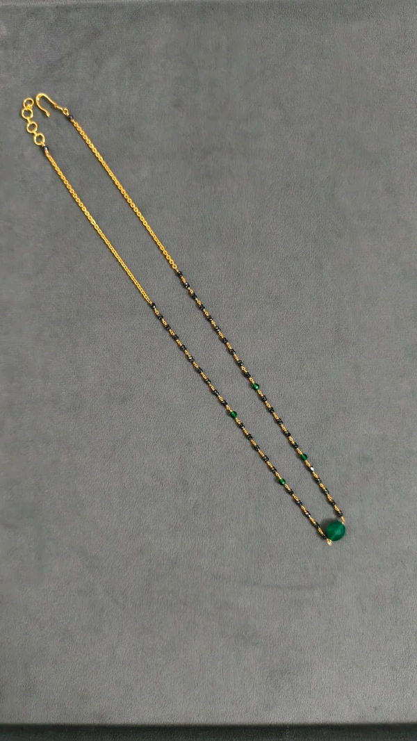 Black Diamonds With Real Ruby And Manulu - Green