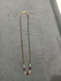 Black Diamonds With Real Manulu And Russian Beads