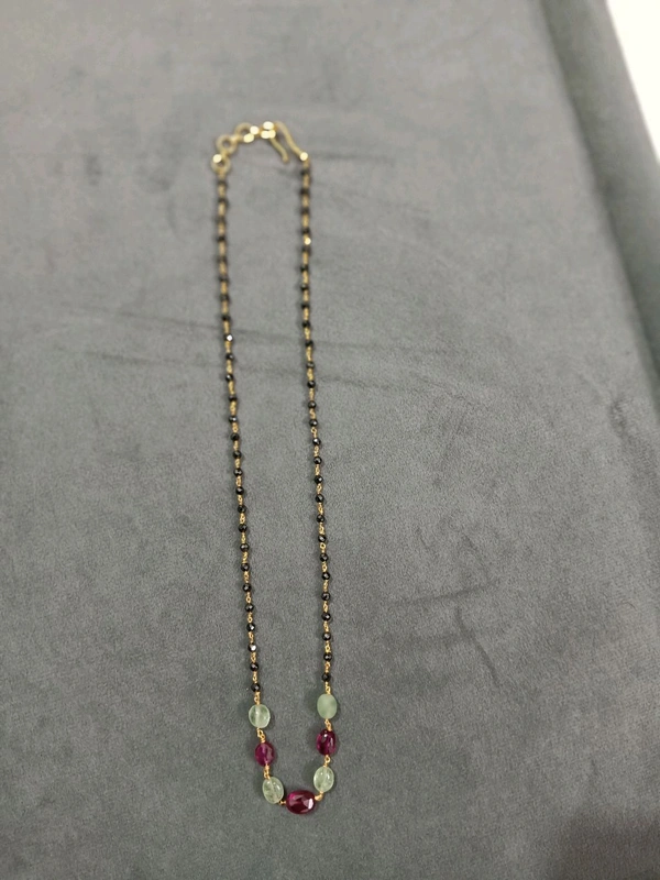 Black Diamonds With Real Manulu And Russian Beads