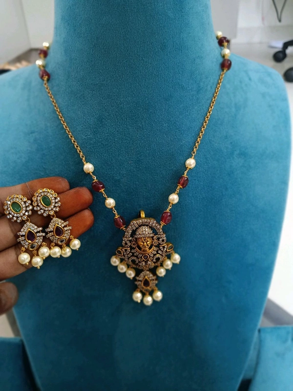 Victorian Balaji Pendant Set 
