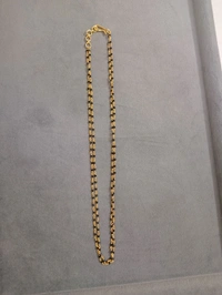 Black Beads 2 Lines  - Black