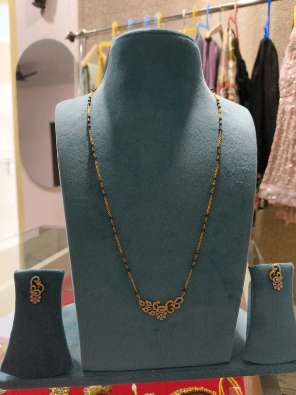 Black Diamonds With Diamond Copy Pendent  - Vz, 1 Week Dispatch Time