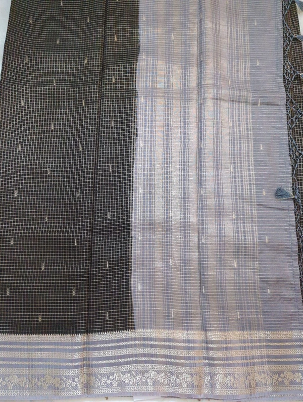 Dola Kanchi Check's  - Black