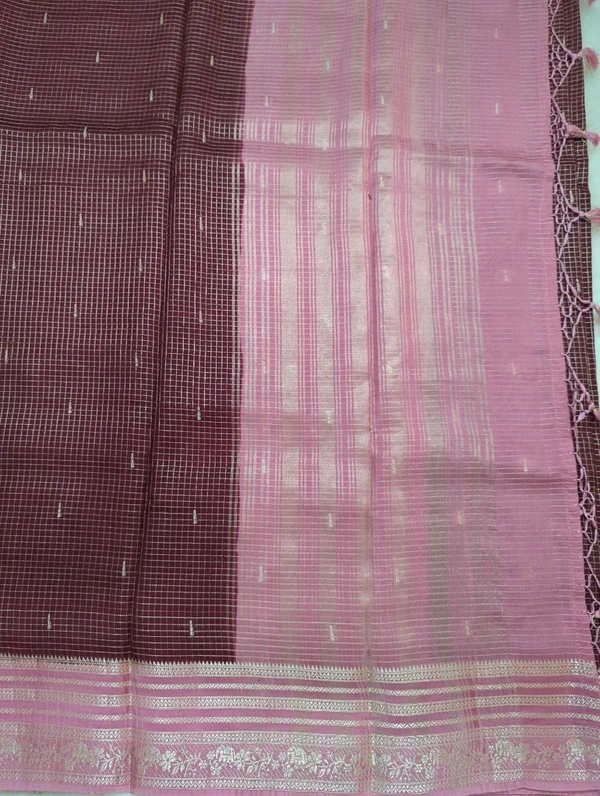 Dola Kanchi Check's  - Purple