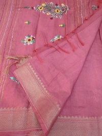 Bhagalpuri Handwork  - red