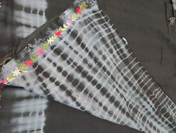 Pure Mul Cotton Tie&Die - Black