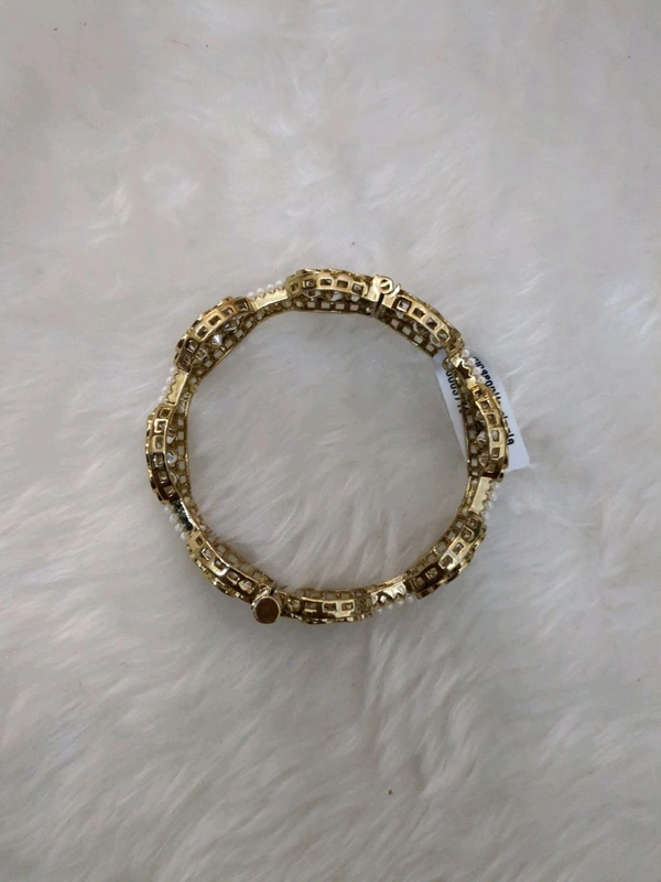 Mossonite Single Kada Bangle - 2.2