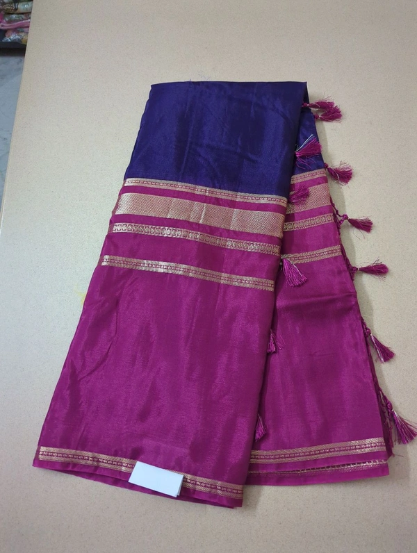 Premium Mysore Crepe  - Purple