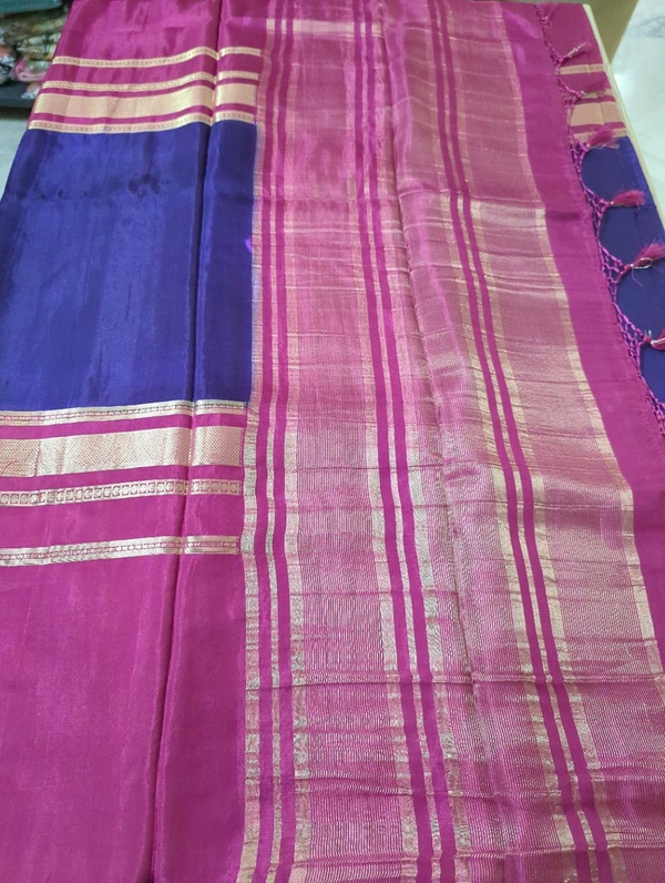 Premium Mysore Crepe  - Purple