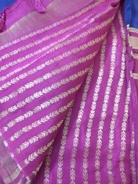 Premium Mysore Crepe  - Purple