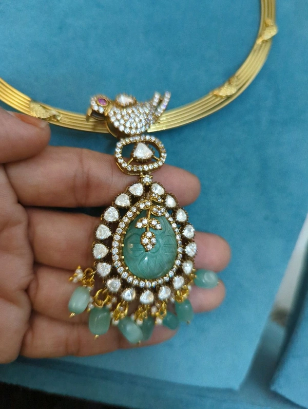 Mossonite Pendent Set With Kante - Vz