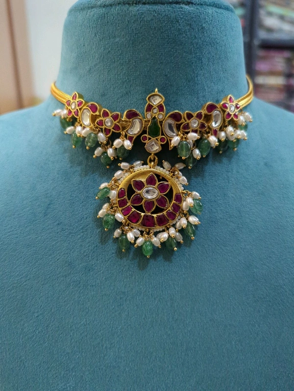 Premium Jadau Kundan Set  - Vz