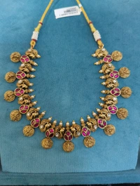 Premium Nakshi Jadua Kundan N. Set - Vz, pink