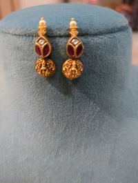 Premium Nakshi Jadua Kundan N. Set - Vz, pink