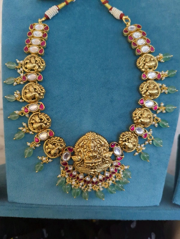 Designer Jadua Kundan Set - Vz