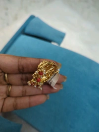 Antique Nakshi Pendant - Vz, Red