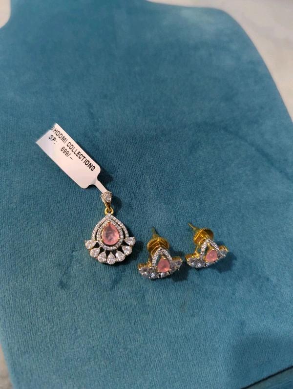 Diamond Copy Pendent Set  - Vz