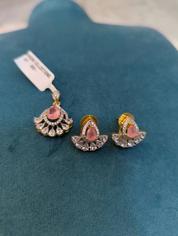 Diamond Copy Pendent Set  - Vz