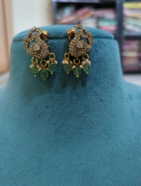 Real Mossonite Set - Vz, green