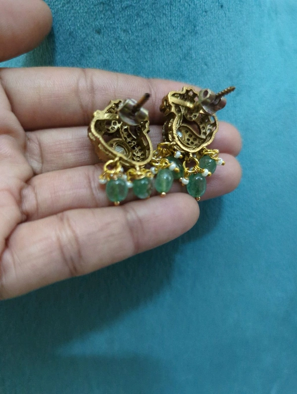 Real Mossonite Set - Vz, green