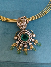 Real Mossonite Set - Vz, green