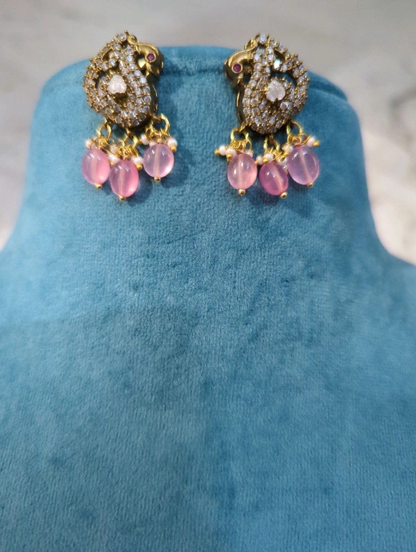Real Mossonite Set - Vz, Lavender Rose