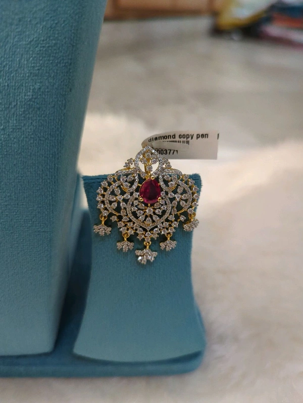 Diomond Copy Pendent  - Vz, Red