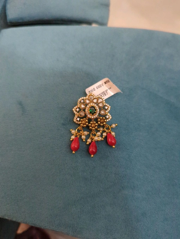 Gold Copy Small Pendant  - Vz, Red