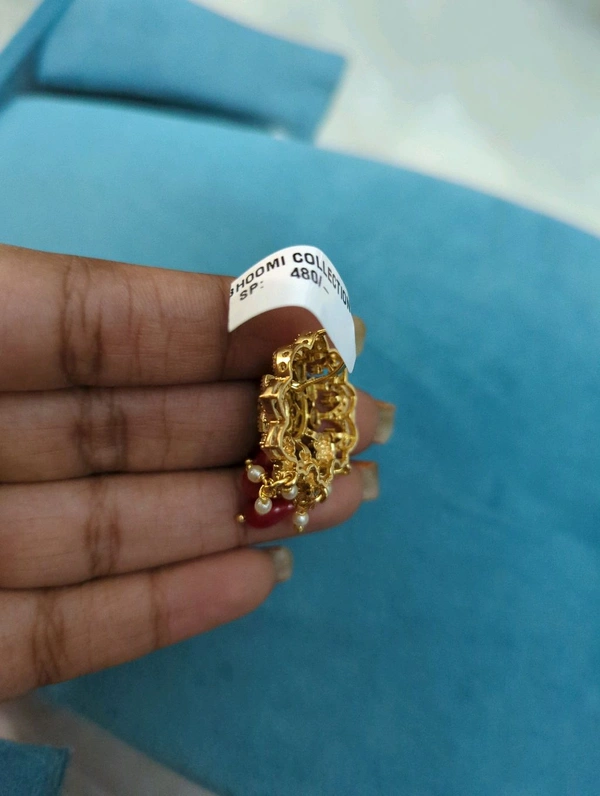 Gold Copy Small Pendant  - Vz, Red