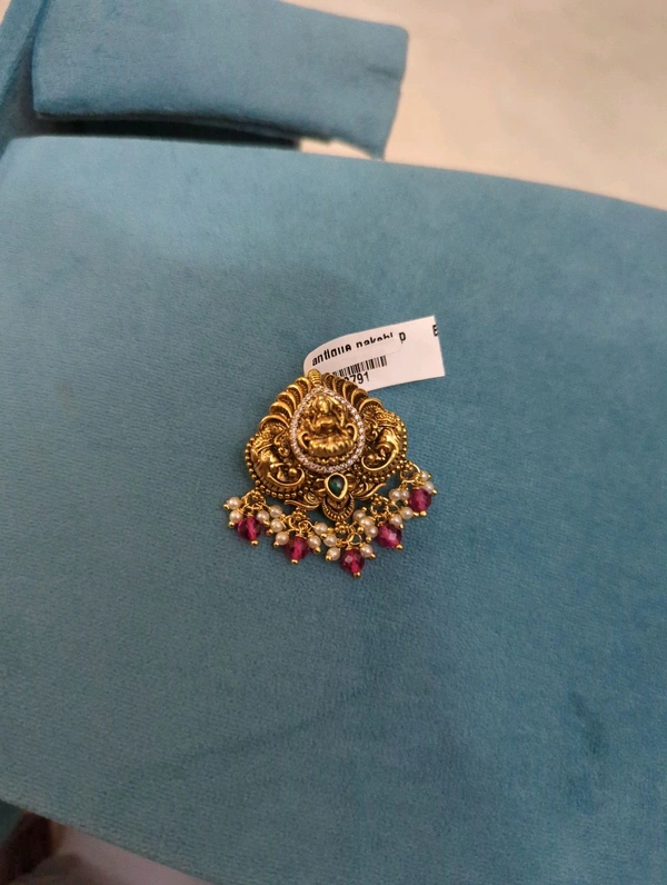 Antique Nakshi Pendant - Vz, pink