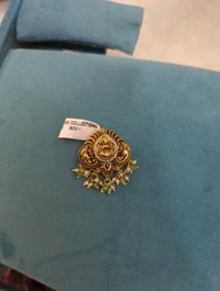 Antique Nakshi Pendant - Vz, Green