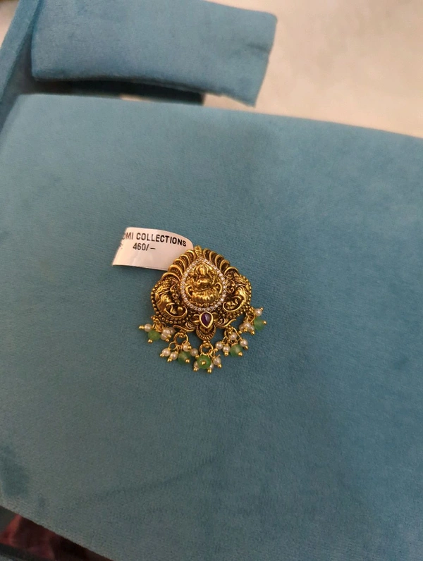 Antique Nakshi Pendant - Vz, Green